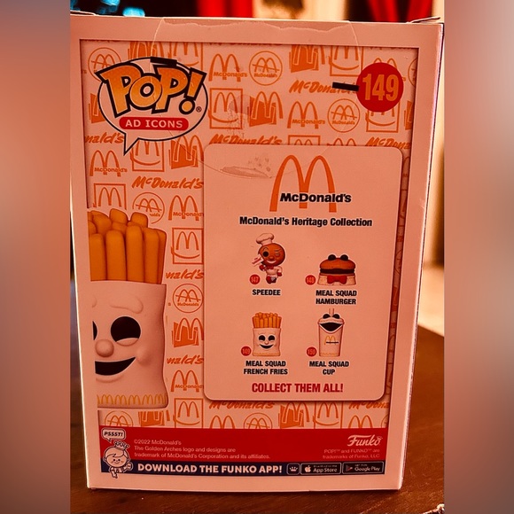 Funko POP! Ad Icons McDonalds Meal Squad French Fries 3.75" Vinyl Figure (#149) - Picture 2 of 2